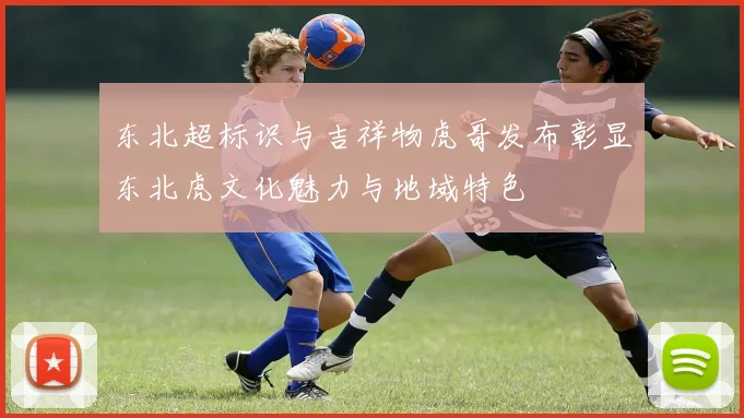 东北超标识与吉祥物虎哥发布彰显东北虎文化魅力与地域特色
